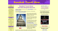 Desktop Screenshot of bangkok-travel-ideas.com