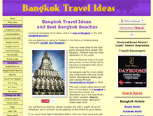 Tablet Screenshot of bangkok-travel-ideas.com